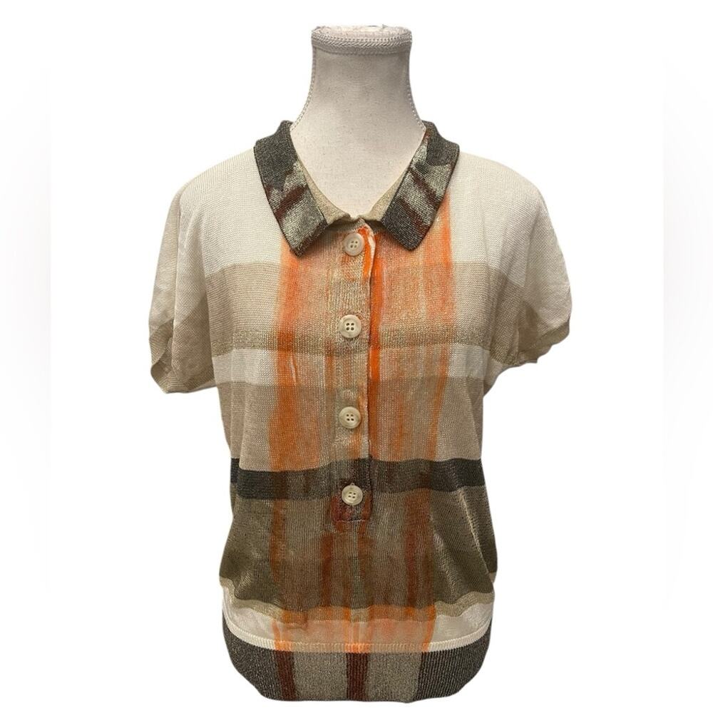ICEBERG Metallic Woman Top Size:IT:42/US:S